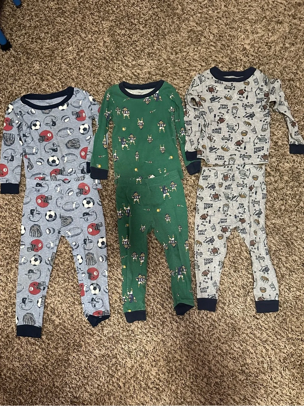 2T boy sports pjs
